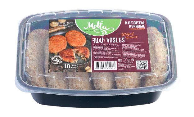 Изображение METTA Sweats & Meat Куриные котлеты с сыром и грибами